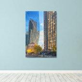 Seattle Skyline Canvas Afdruk (Insitu (Houten vloer))