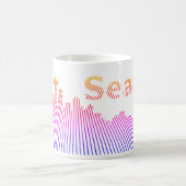 Seattle skyline grafisch koffiemok (Center)