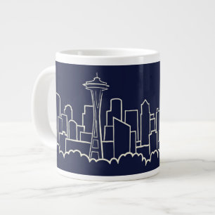 Seattle Skyline Grote Koffiekop