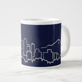 Seattle Skyline Grote Koffiekop (Voorkant rechts)
