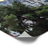 Seattle Skyline in Fog en Rain Poster (Hoek)