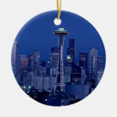 Seattle skyline keramisch ornament (Voorkant)
