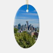 Seattle Skyline Keramisch Ornament (Rechts)