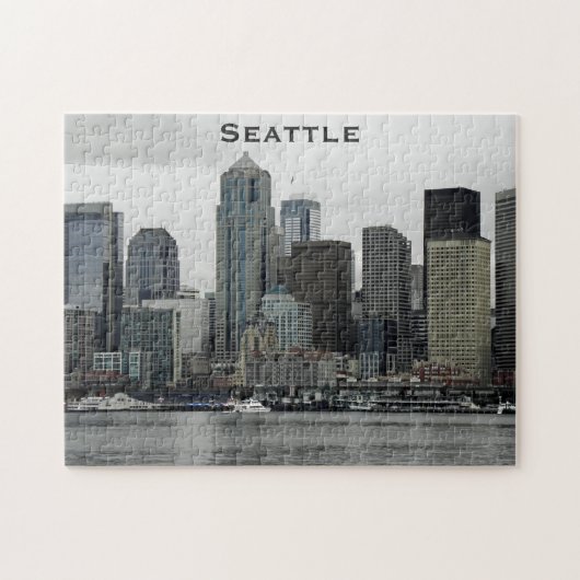 Seattle Skyline Legpuzzel (Horizontaal)