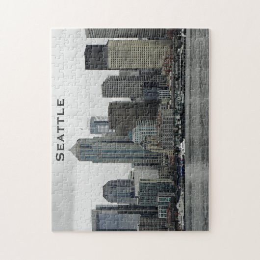 Seattle Skyline Legpuzzel (Verticaal)