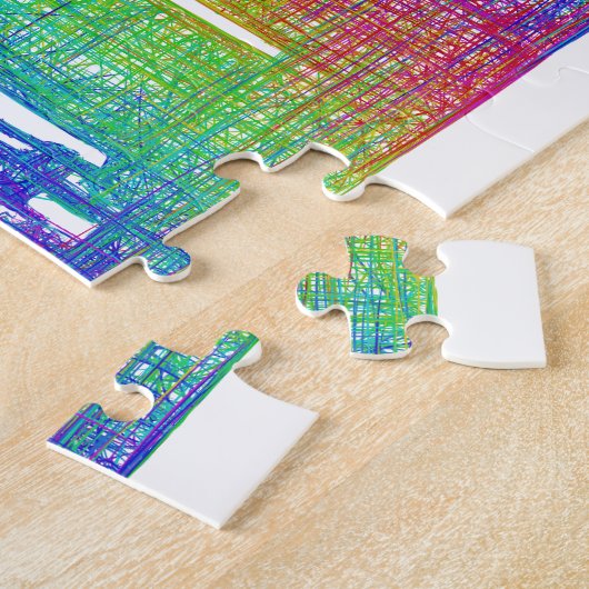 Seattle skyline legpuzzel (Zijkant)