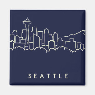 Seattle Skyline Magneet