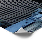 Seattle Skyline met Mt. Rainier Poster (Hoek)