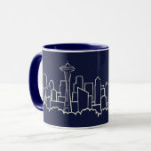 Seattle Skyline Mok (Voorkant links)