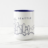 Seattle Skyline Mok (Midden)
