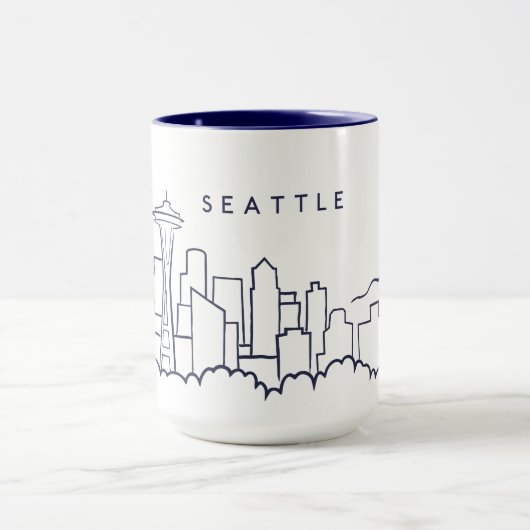 Seattle Skyline Mok (Midden)