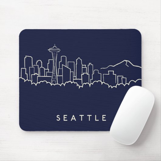 Seattle Skyline Muismat (Met muis)