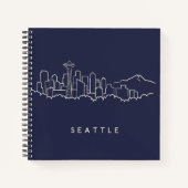 Seattle Skyline Notitieboek (Voorkant)