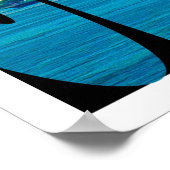 Seattle Skyline Photo Typography WatercolorBorder Poster (Hoek)