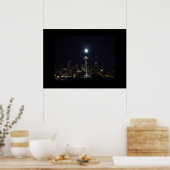 Seattle Skyline Poster (Keuken)