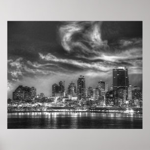 Seattle Skyline Poster