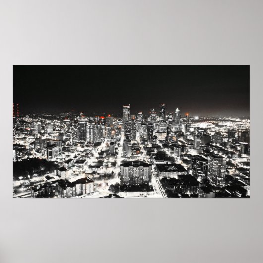 Seattle Skyline Poster (Voorkant)