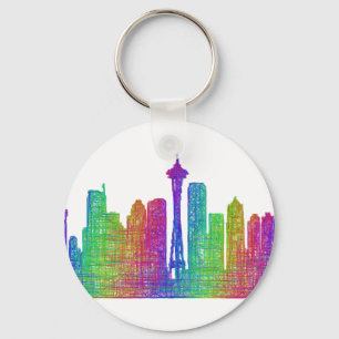 Seattle skyline sleutelhanger