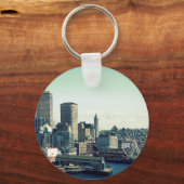 Seattle Skyline Sleutelhanger (Achterkant)