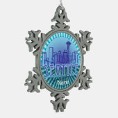 Seattle Skyline snewflake ornament (Links)