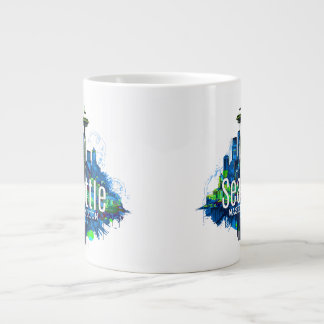 Seattle Skyline Stroke Grote Koffiekop