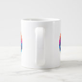 Seattle Skyline Stroke Grote Koffiekop (Achterkant)
