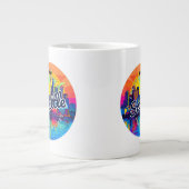 Seattle Skyline Stroke Grote Koffiekop (Voorkant)