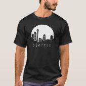 Seattle Skyline T-shirt (Voorkant)