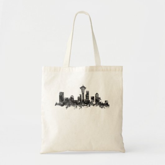 Seattle Skyline Tote Bag (Voorkant)