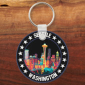 Seattle Sleutelhanger (Voorkant)