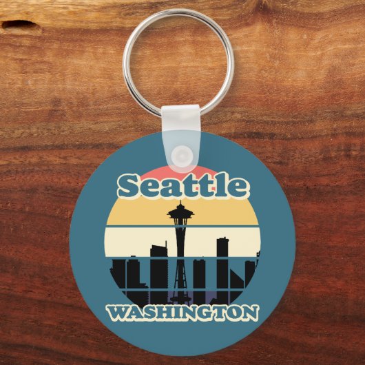 Seattle Sleutelhanger (Achterkant)