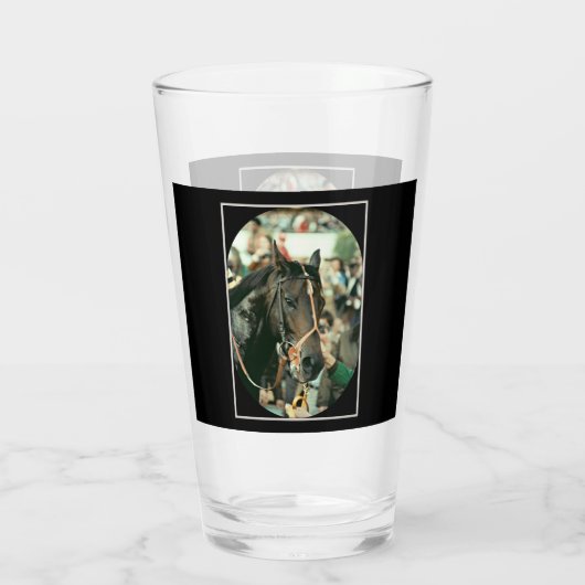 Seattle Slew Thoroughbred 1978 Glas (Achterkant)
