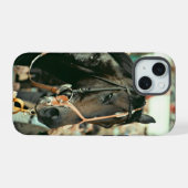Seattle Slew Thoroughbred 1978 iPhone 15 Case (Achterkant horizontaal)