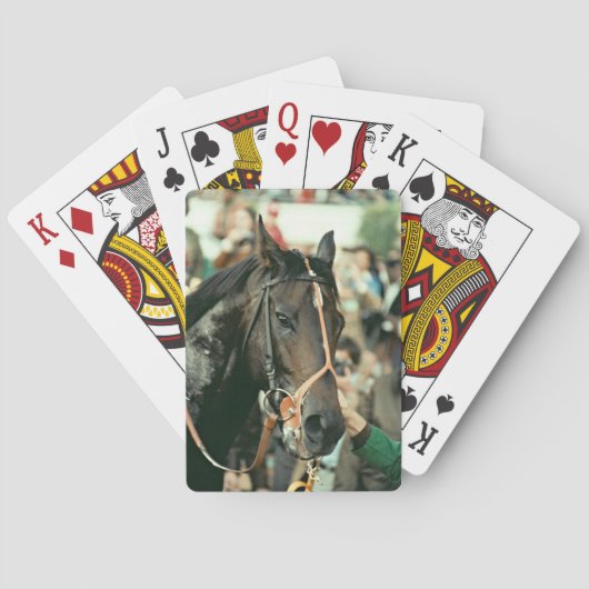 Seattle Slew Thoroughbred 1978 Pokerkaarten (Achterkant)