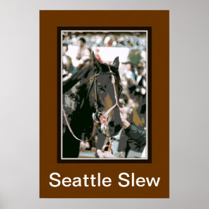 Seattle Slew Thoroughbred 1978 Poster