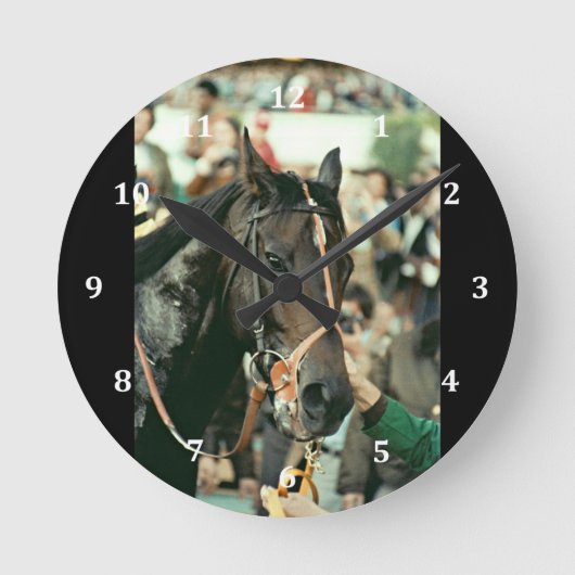 Seattle Slew Thoroughbred 1978 Ronde Klok (Voorkant)