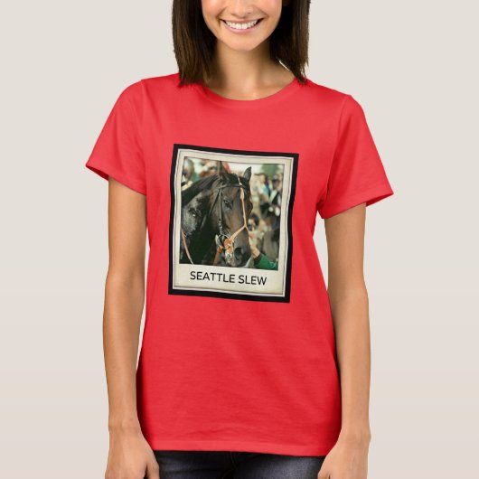 Seattle Slew Thoroughbred 1978 T-shirt (Voorkant)