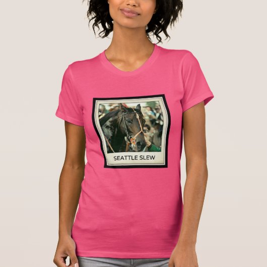 Seattle Slew Thoroughbred 1978 T-shirt (Voorkant)