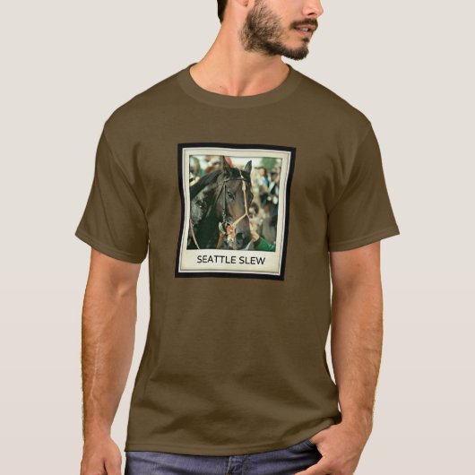 Seattle Slew Thoroughbred 1978 T-shirt (Voorkant)