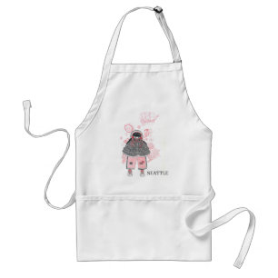 SEATTLE souvenir apron Standaard Schort