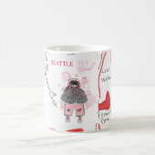 Seattle Souvenir Mok (Center)