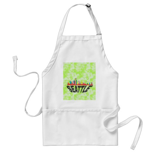 Seattle Standaard Schort (Voorkant)
