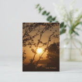 Seattle Sunset Briefkaart (Staand voorkant)