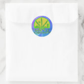 Seattle Superchronics Ronde Sticker (Tas)