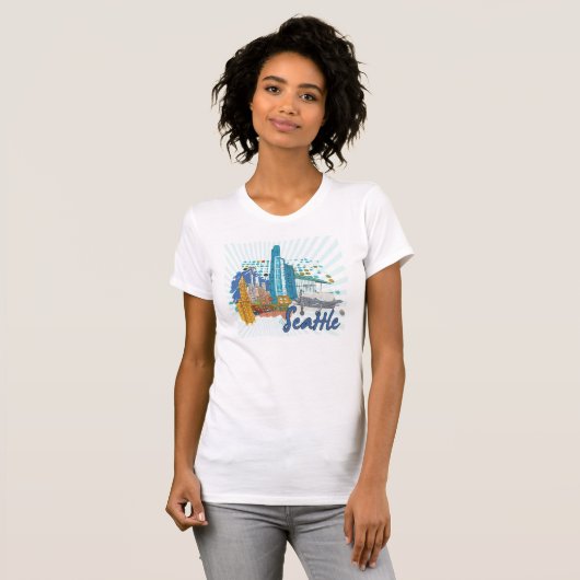 Seattle T-shirt (Voorkant volledig)