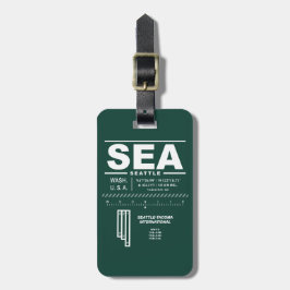 Seattle-Tacoma International Airport SEA Bagagelabel