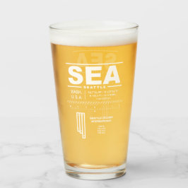 Seattle-Tacoma Int'l Luchthaven SEA Glas