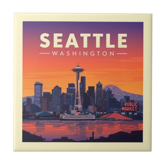  Seattle Tegeltje (Voorkant)