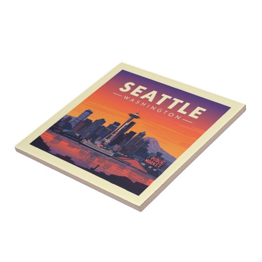  Seattle Tegeltje (Zijkant)