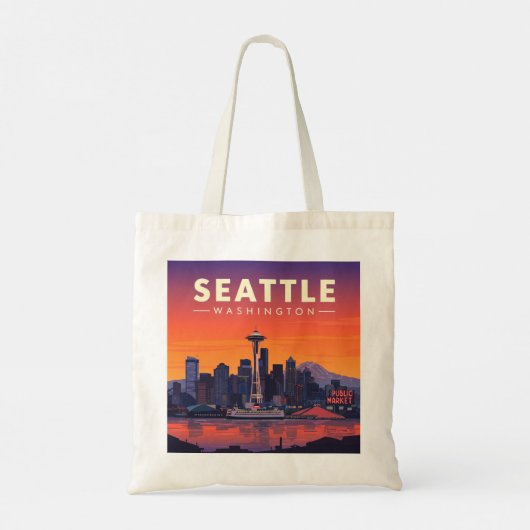 Seattle Tote Bag (Achterkant)